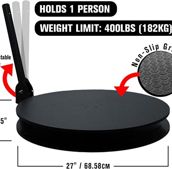 360 Photo Booth Deluxe Package 27″ (Manual Spin)