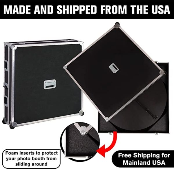 360 Photo Booth Deluxe Package 45″ (Automatic Spin)