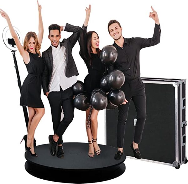 360 Photo Booth Deluxe Package 40″ (Automatic Spin Booth)