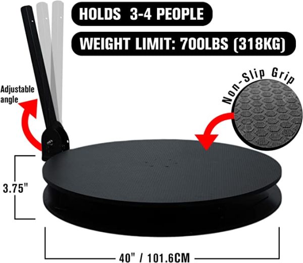 360 Photo Booth Deluxe Package 40″ (Automatic Spin Booth)