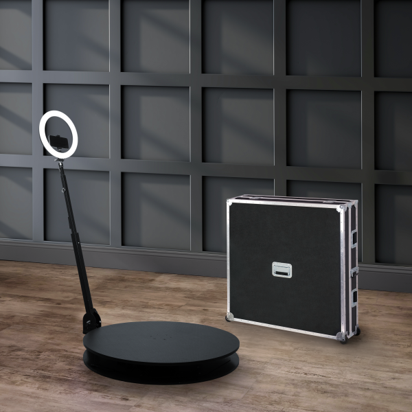 360 Photo Booth Deluxe Package 27″ (Automatic Spin)