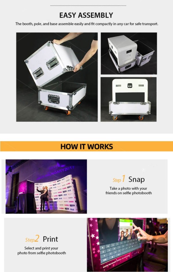 RetroSnap Portable Vintage Photo Booth