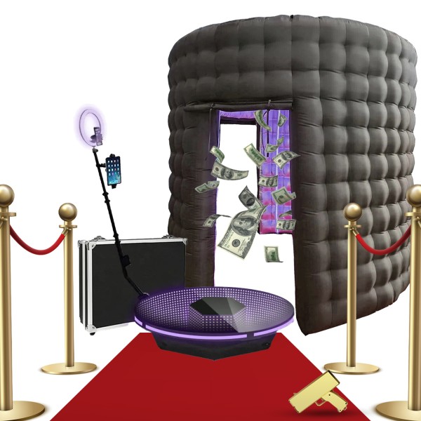 45″ LED 360 Photo Booth Deluxe Package